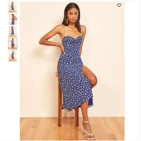 Sale🌈Reformation Juliette Dress - Moray - Picture 1 of 9